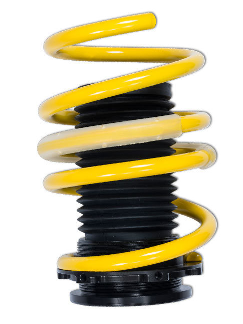 The advantage of the ST coil springs is that, in conjunction with the standard chassis, they allow infinitely variable lowering.